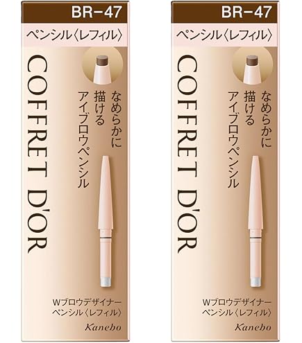 コフレドール　Wブロウデザイナー　ペンシルリフィル　BR-47×6コ Amazon.co.jp: コフレドール アイブロウ Wブロウデザイナーペンシル